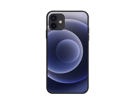 Carcasa TPU con patrón de círculo azul oscuro por Apple iPhone 12 Mini