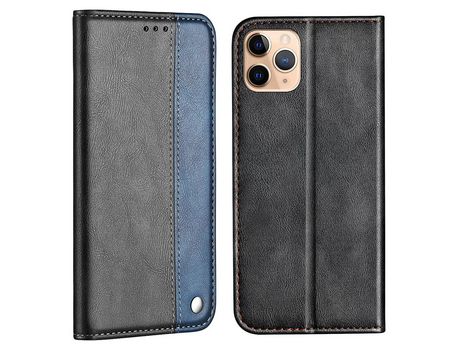 Funda PU + TPU emenda de cor azul por iPhone 13 Pro Max 6.7
