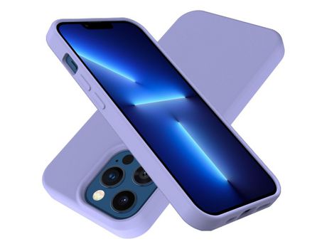 Funda TPU contra imprimir digital púrpura por iPhone 13 Pro Max 6.7
