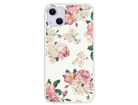 Funda TPU linda flor flexível por iPhone 13 mini 5.4