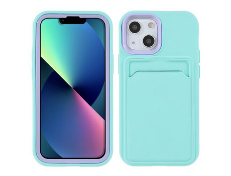Funda TPU superfície emborrachada Cielo azul por iPhone 13 6.1