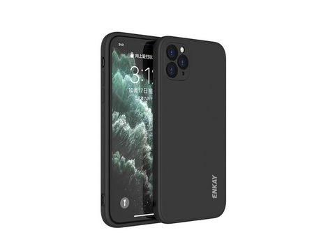 Carcasa silicona furo anti-queda preciso negro por Apple iPhone 11 Pro Max 6.5