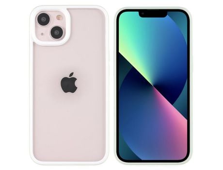 Funda TPU + acrílico Ciano claro por iPhone 13 mini 5.4
