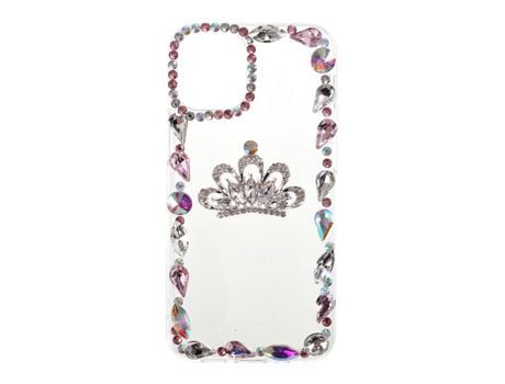Carcasa TPU blanqueamiento strass coloroa por Apple iPhone 12 Max/12 Pro 6.1