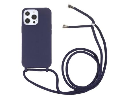 Funda TPU con bandolera azul escuro por iPhone 13 Pro 6.1