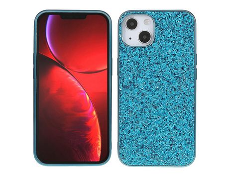 Funda TPU galvanizado Anti-lágrimas azul por iPhone 13 6.1