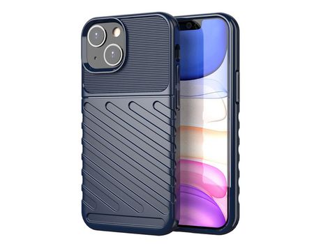 Funda TPU textura de sarja azul por iPhone 13 mini 5.4