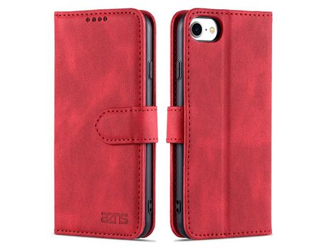 Funda PU + TPU AZNS con suporte rojo por iPhone SE (2nd Gen)/8 4.7 /7 4.7