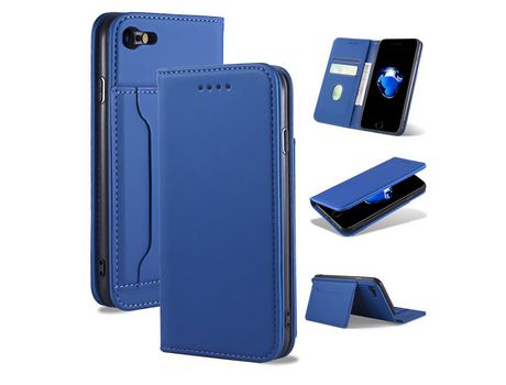 Carcasa PU azul por Apple iPhone SE (2nd Gen)/8/7