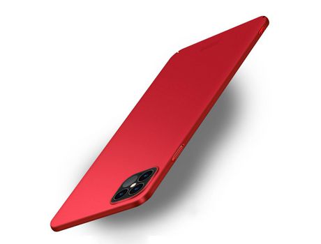 Carcasa TPU escudo inclinarse mate rígido rojo por Apple iPhone 12 Pro Max 6.7
