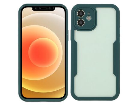 Funda TPU + acrílico verde meia-noite por iPhone 12 6.1