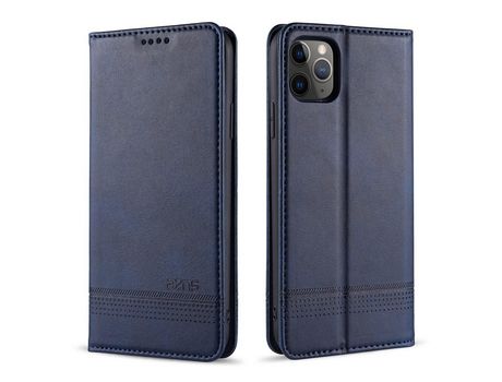 Carcasa PU magnético absorbido azul por Apple iPhone 12 Pro/iPhone 12 Max 6.1