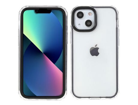 Funda TPU transparente negro por iPhone 13 mini 5.4