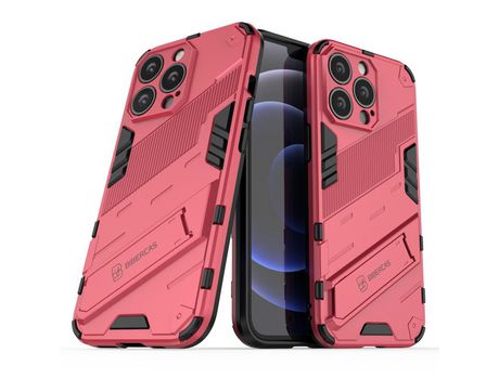 Funda TPU a prueba de choques con suporte rosa por iPhone 13 Pro Max 6.7