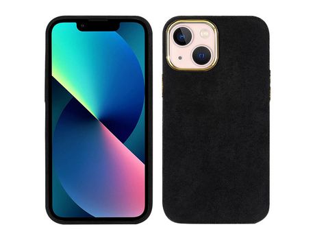 Funda TPU + PU ultra fino negro por iPhone 13 mini 5.4