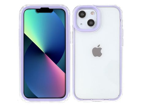 Funda TPU transparente púrpura por iPhone 13 mini 5.4