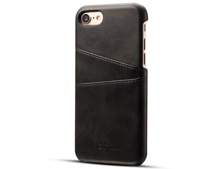 Funda TPU + PU super resistente Anti-lágrimas con slots de tarjeta negro por iPhone SE (2nd Gen)/8 Plus 5.5 inch/7 4.7