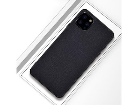 Carcasa TPU textura pantalla híbrido negro por Apple iPhone 12 5.4