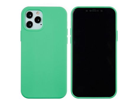 Funda silicone cor sólida verde por iPhone 13 Pro Max 6.7