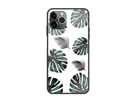 Carcasa TPU impresión patrón hojas por Apple iPhone 12 Pro Max 6.7