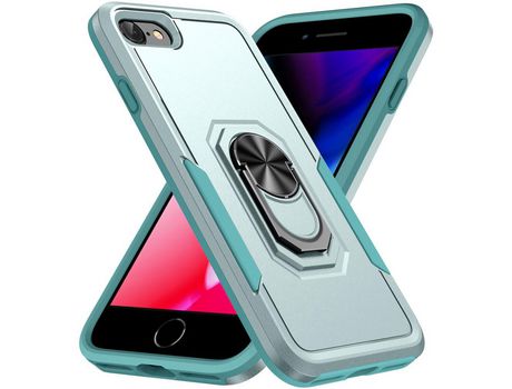 Funda TPU con suporte dobrável Verde/verde por iPhone SE (2022)/SE (2020)/7/8 4.7