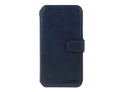 Carcasa PU con suporte y slots de tarjeta azul por Apple iPhone XR 6.1 pouces (2019)