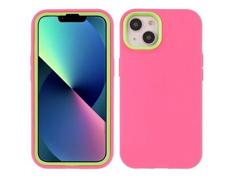 Funda TPU anti-impresión digital emborrachado rosa por iPhone 13 mini 5.4