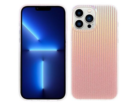 Funda TPU KINGXBAR conpleto galvanizado híbrido con fabricación rosa por iPhone 13 Pro Max 6.7