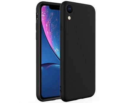 Carcasa silicona anti-queda negro por Apple iPhone XR