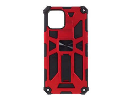 Carcasa TPU armadura a prueba de choques con muleta y folha magnética rojo por Apple iPhone 12 Max/12 Pro 6.1