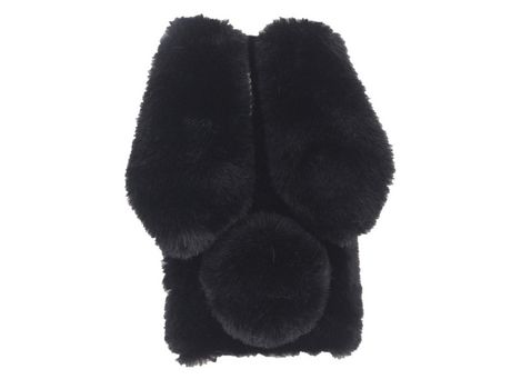 Funda TPU coelhinho fofo fofo feito à mano negro por iPhone 13 6.1
