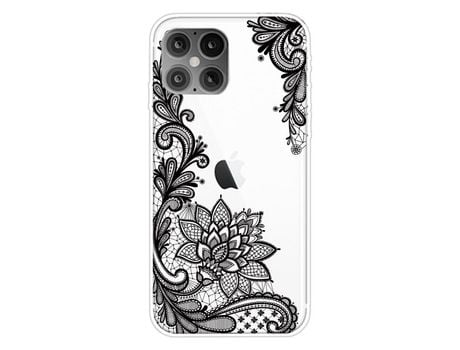 Carcasa TPU impresión de normas flexibly flor de renda por Apple iPhone 12 Pro/iPhone 12 Max 6.1