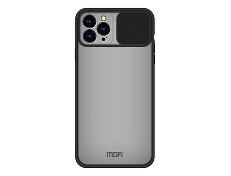 Funda TPU MOFI Anti-lágrimas lente deslizante negro por iPhone 13 Pro Max 6.7