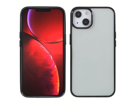 Funda TPU X-LEVEL luz fina negro galvanizado por iPhone 13 6.1