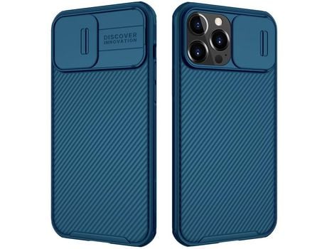 Funda TPU NILLKIN Híbrido de 360° con câmera azul por iPhone 13 Pro Max 6.7