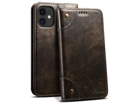 Funda PU + TPU Cerrar magnético a prueba de choques negro por iPhone 12 mini 5.4