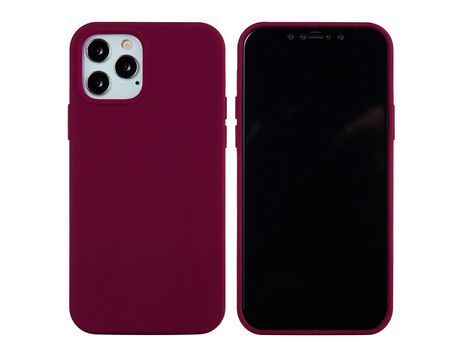 Carcasa silicona roxo oscuro por Apple iPhone 12 Max/12 Pro 6.1