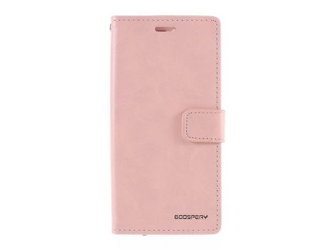 Carcasa PU lua azul con apoyo ouro rosa por Apple iPhone 12 Pro Max 6.7