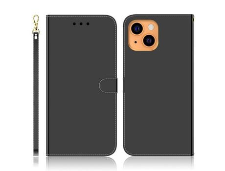 Funda PU + TPU Cerrar magnético negro por iPhone 13 6.1