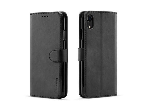 Carcasa PU negro por Apple iPhone XR 6.1