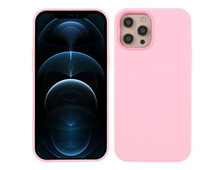 Funda silicone rosa a prueba de choques por iPhone 12/12 Pro 6.1