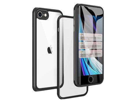 Funda TPU negro por iPhone 7/8 4.7 /SE (2020)/SE (2022)
