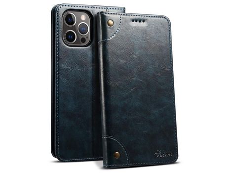 Funda PU fechamento automático con soporte azul por iPhone 12 Pro Max 6.7