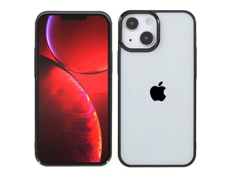 Funda TPU X-LEVEL galvanizado a prueba de choques negro por iPhone 13 mini 5.4
