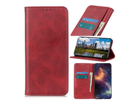 Carcasa PU auto-absorbido con apoyo rojo por Apple iPhone 12 5.4