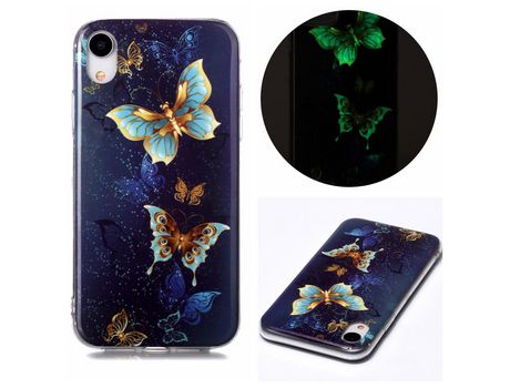 Carcasa TPU noctilucente flexible polilla de ouro por Apple iPhone XR 6.1