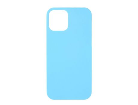 Carcasa TPU engomado azul claro por Apple iPhone 12 5.4