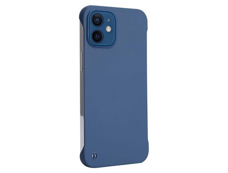 Funda TPU ENKAY mate emborrachado azul escuro por iPhone 12 mini 5.4
