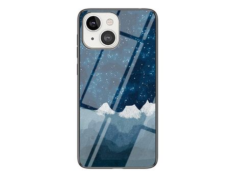 Funda TPU 3D Cielo estrelado textura suave ajedrez Anti-lágrimas estrela lou por iPhone 13 6.1