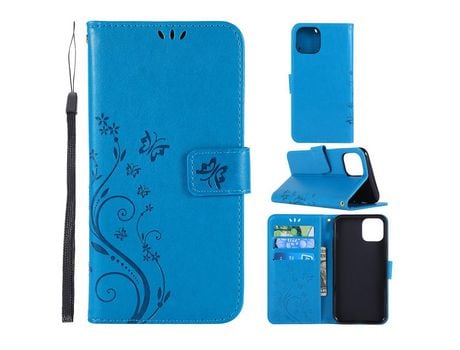 Carcasa PU polilla azul por Apple iPhone XR 6.1 pouces (2019)
